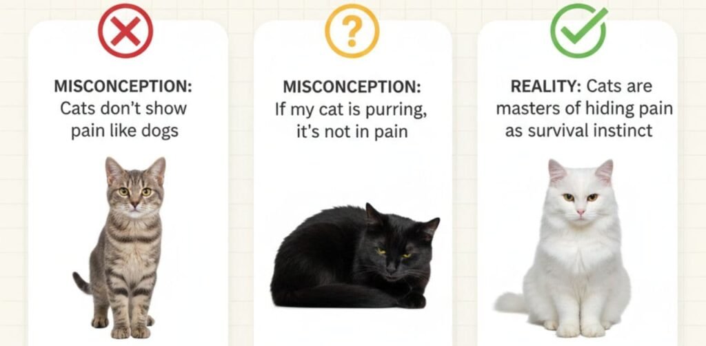 Common Misconceptions About Feline Pain