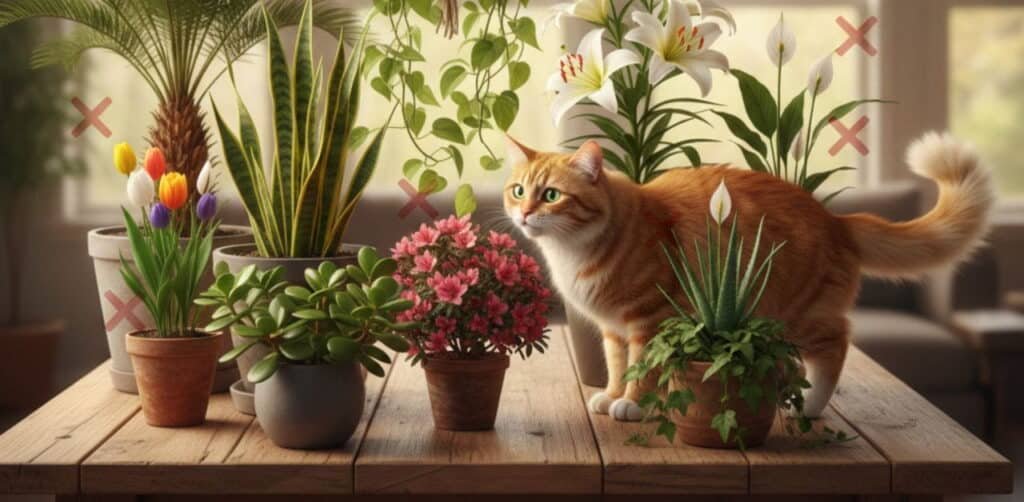 The Silent Killers: 10 Common Houseplants That Are Secretly Toxic to Your Cat