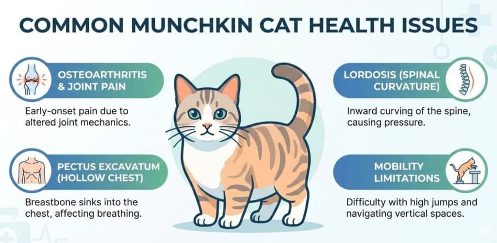 Common Munchkin Cat Health Issues