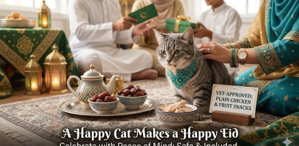 A Happy Cat Makes a Happy Eid