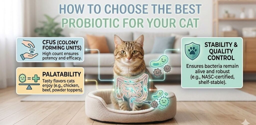 Choose the Best Probiotic for Your Cat