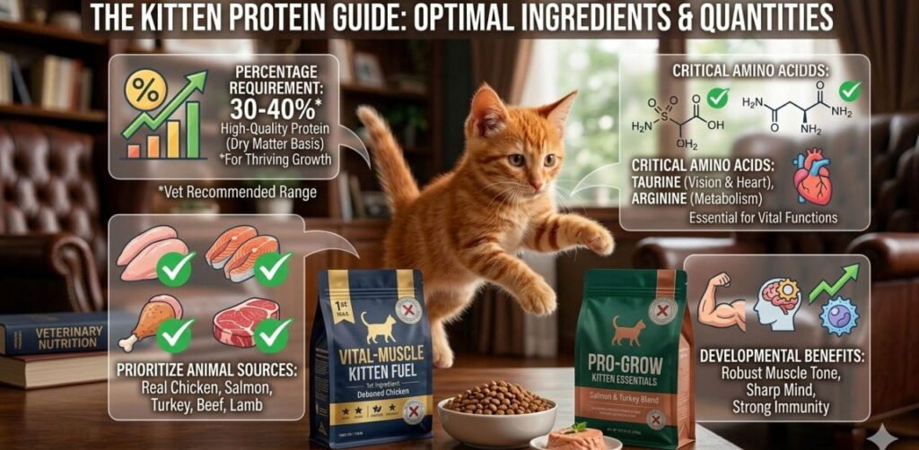 How Much Protein Does a Kitten Actually Need