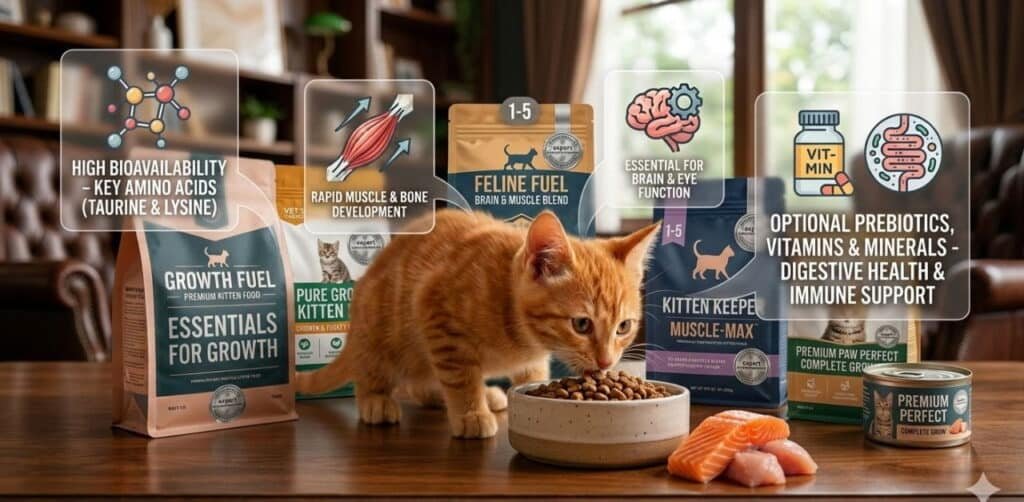 Top 5 Expert-Recommended High Protein Kitten Foods 