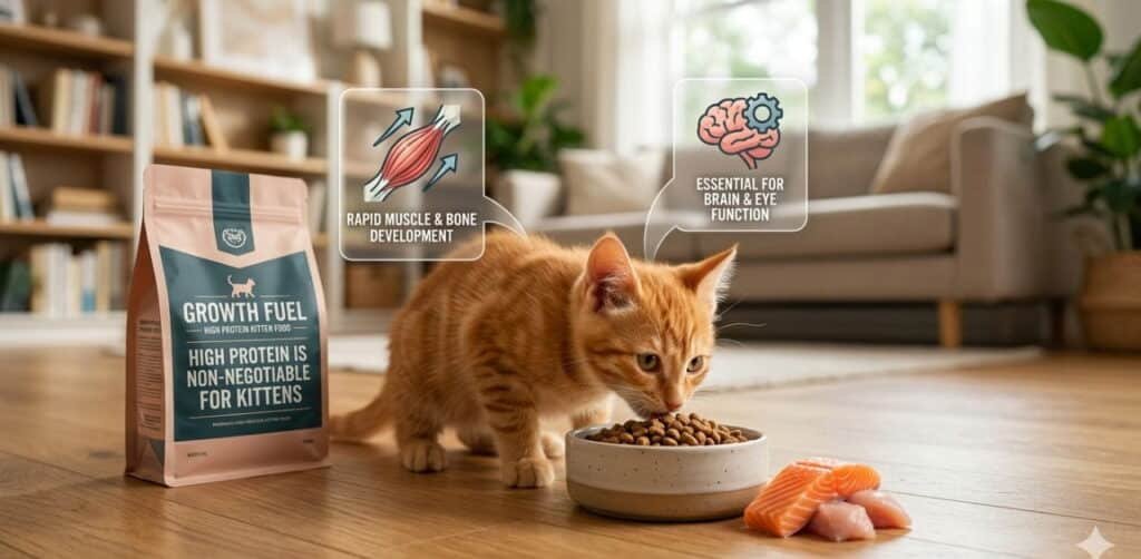 Why High Protein is Non-Negotiable for Kittens