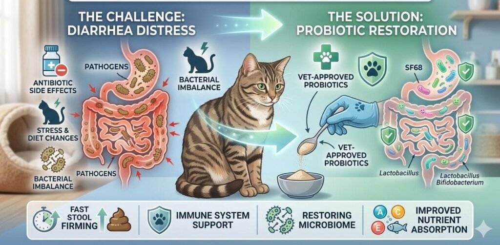 Why Use Probiotics for Feline Diarrhea